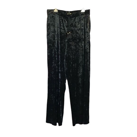 NWT! Melissa Paige black velour pants - Picture 1 of 10